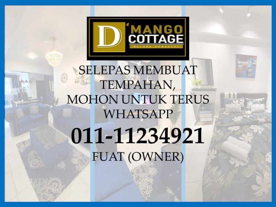 D'MANGO COTTAGE MELAKA HOMESTAY BANDAR HILIR unit1 Apartment in Malacca