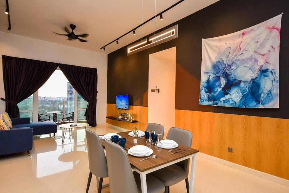 D'Flow Suite 2BR【Private BBQ & Sunset View】 Apartment in Johor Bahru