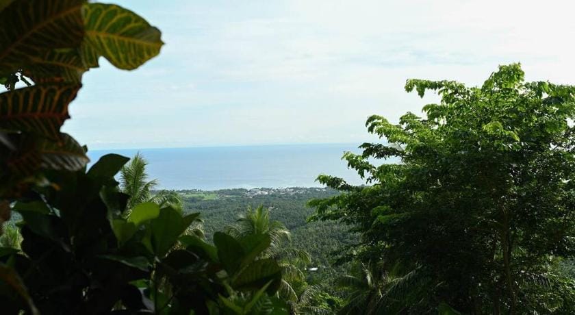 The balcony of the camiguin island Apartment in Northern Mindanao