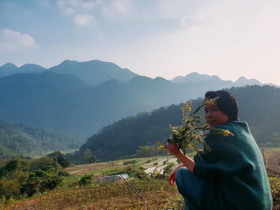 Stilt House With Mountain & Terraced Fields View Vacation rental in Laos