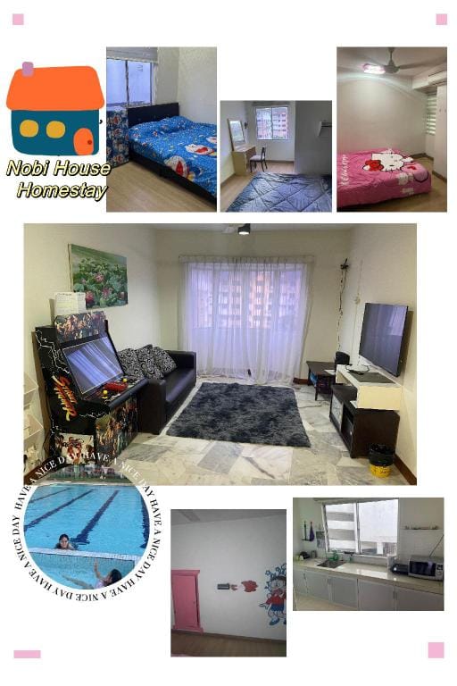 Nobi House homestay, Melaka Raya Apartment in Malacca