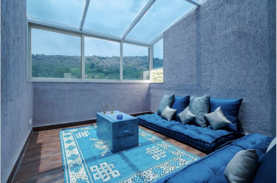 La Maison Bleu 3BHK Pvt Pool Villa Lakhani Estates Villa in Lonavla