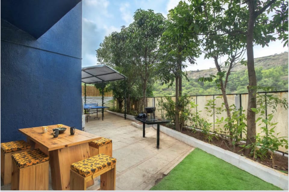 La Maison Bleu 3BHK Pvt Pool Villa Lakhani Estates Villa in Lonavla