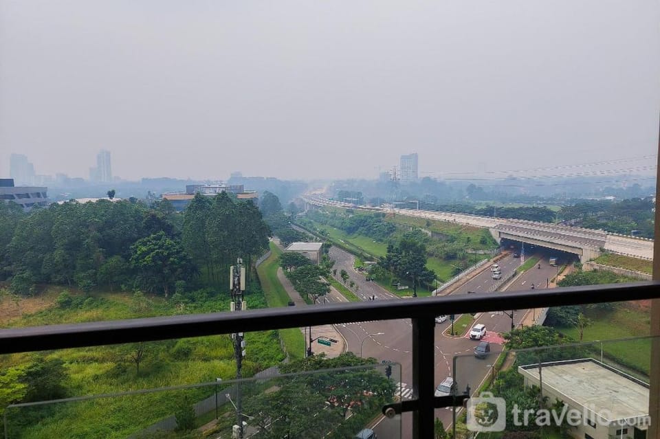 Studio Comfort Design at Sky House BSD By Travelio Apartment in West Java