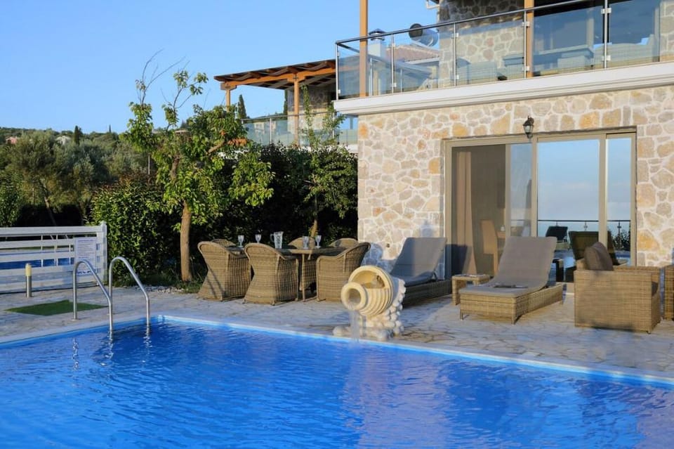 Luxurious villa Angela with private pool and views Villa in Lefkada, Lefkada Municipality, Greece