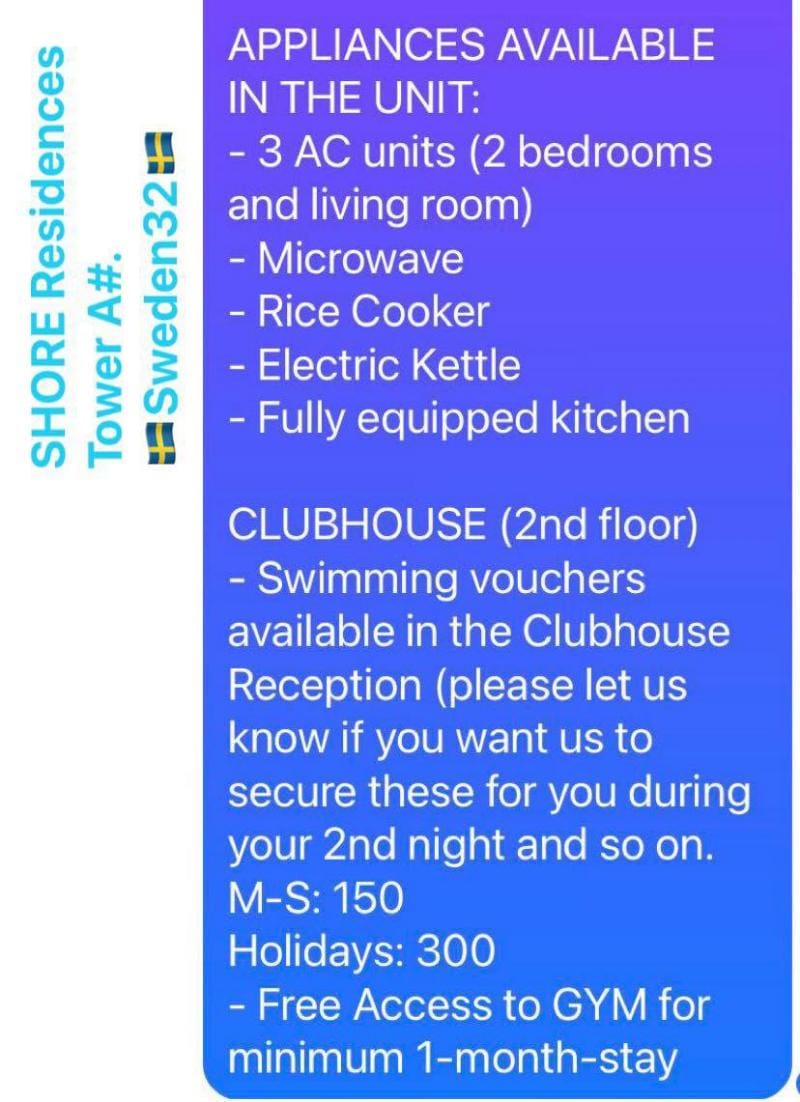 Bay Views City Lights Endless Nights SWEDEN39 Apartment in Pasay