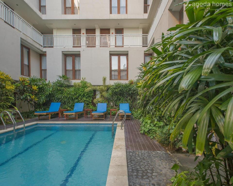 Family Loft for 4 Prime Location 5 min to 66Beach Apartment in Kuta