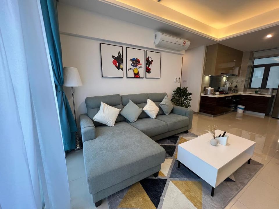 Cozy Sea View 2BR unit at R&F Princess by ANJU Apartment in Johor Bahru