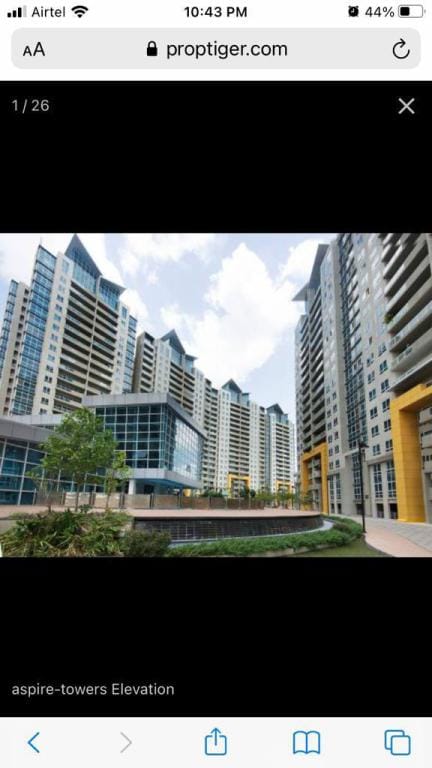 Premium 2.5 BHK in premier Township Amanora Apartment in Pune