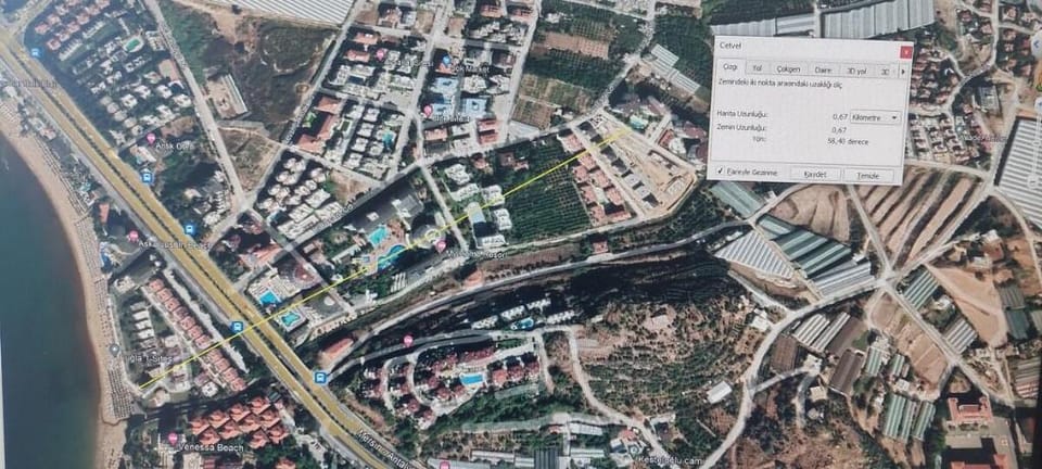  Avsallar'da 6 kisilik 2+1 Havuzlu, Esyali Daire Apartment in Antalya Province