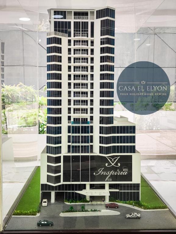 White Nordic Fully Furnished Studio with Balcony Apartment in Davao City