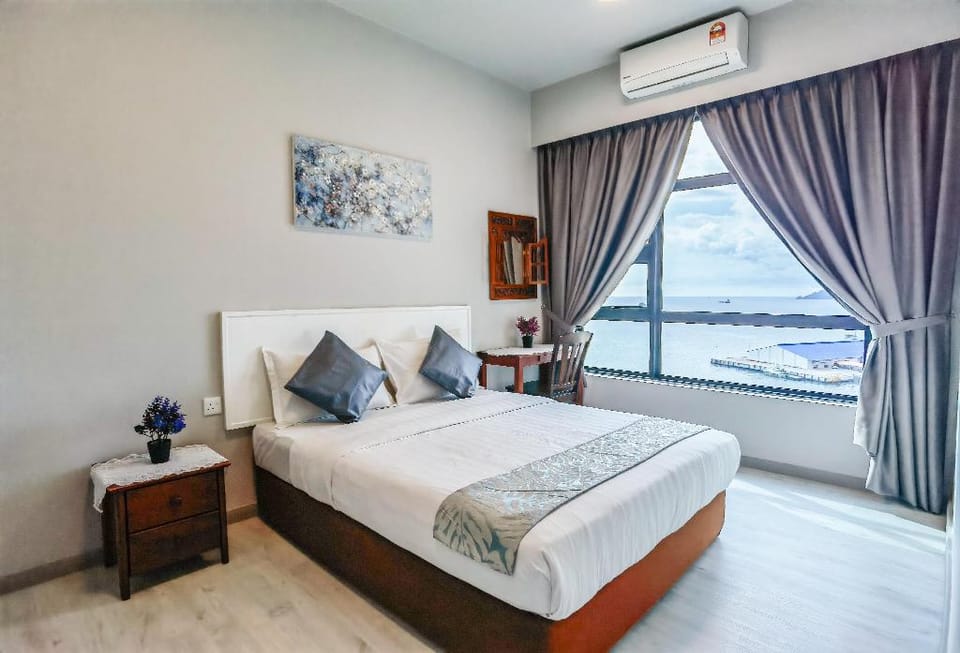 Seaview 2 - Lavender Homes @ JQ | 2 rooms | 5 pax Apartment in Kota Kinabalu