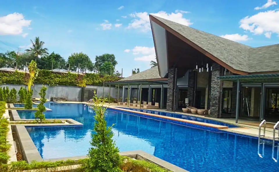 Sun Bath two bedrooms Villa in Vimala Hills Villa in West Java