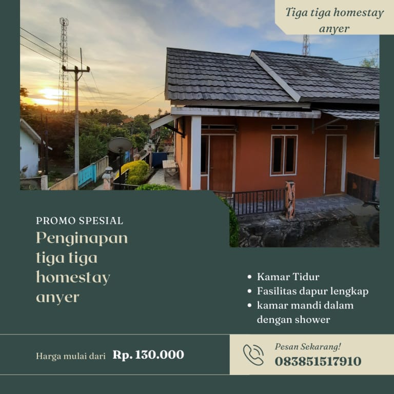 Tiga-tiga homestay Anyer Villa in Indonesia