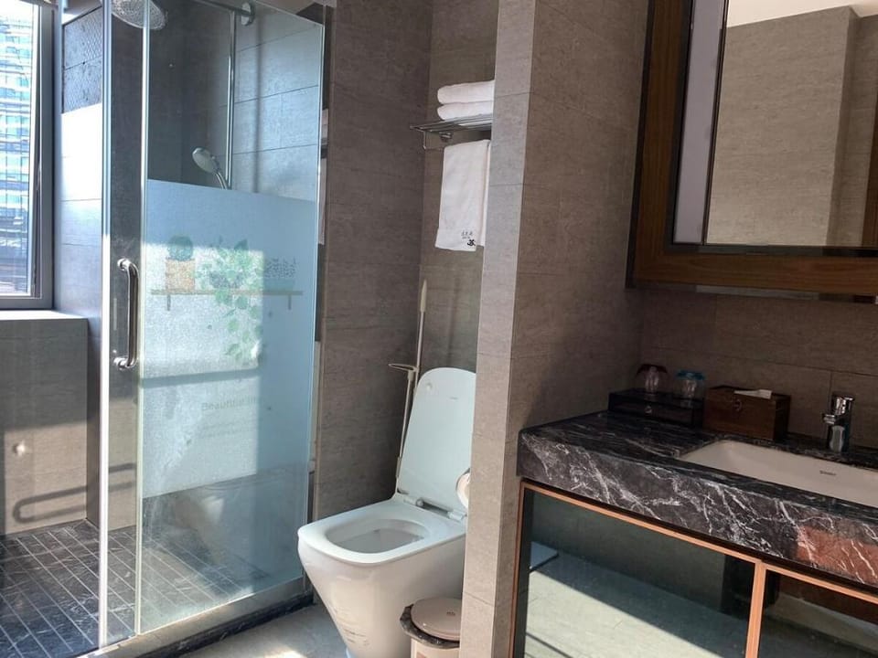 Yo04-近博览中心 免费健身房 步行金鸡湖单身公寓可月租 Apartment in Suzhou