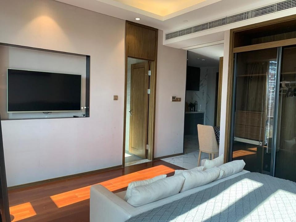 Yo04-近博览中心 免费健身房 步行金鸡湖单身公寓可月租 Apartment in Suzhou