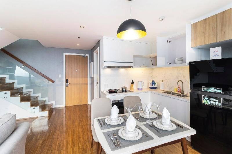 Luxstay Penthouse gym, pool, bathtub @Ben Thanh196 Apartment in Ho Chi Minh City