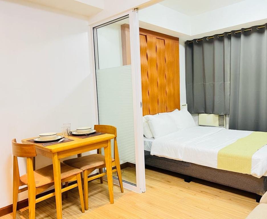 Simple Homely Wooden Style Condo Unit @ Azure Apartment in Pasay