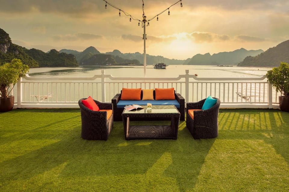 Le Journey Luxury Cruise Docked boat in Laos