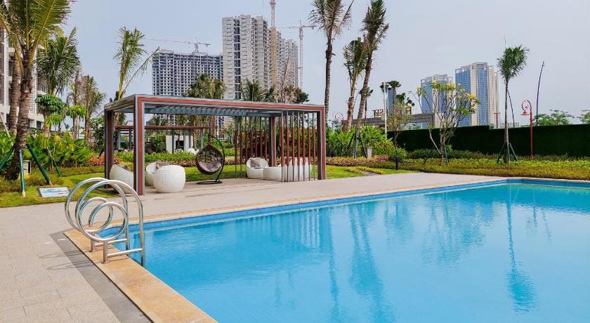 Well Furnished Studio @ Sky House BSD By Travelio Apartment in West Java