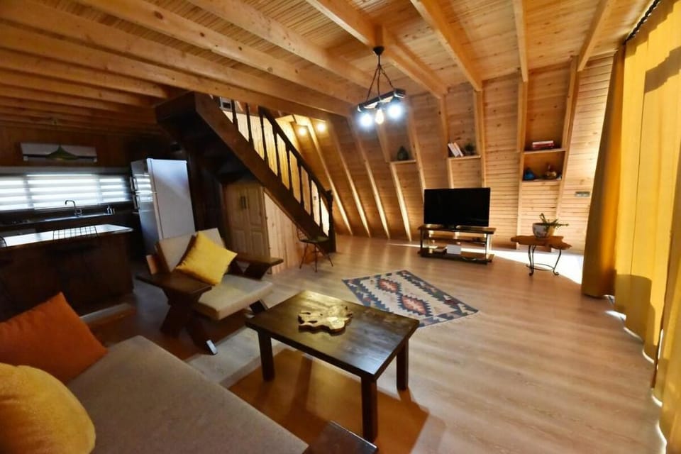 Havuz olanağı sunan,konforlu ağaç ev Villa in Muğla Province