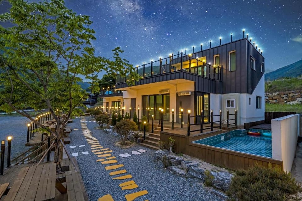 Millyang Ajur Kids Poolvilla Bed and Breakfast in South Korea