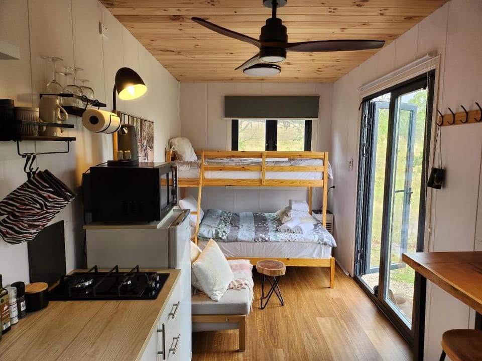 Unique two tiny homes set up with private dam Vacation rental in Hartley