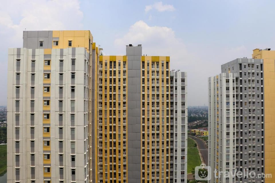Design Homey 2BR at Springlake Bekasi By Travelio Apartment in West Java