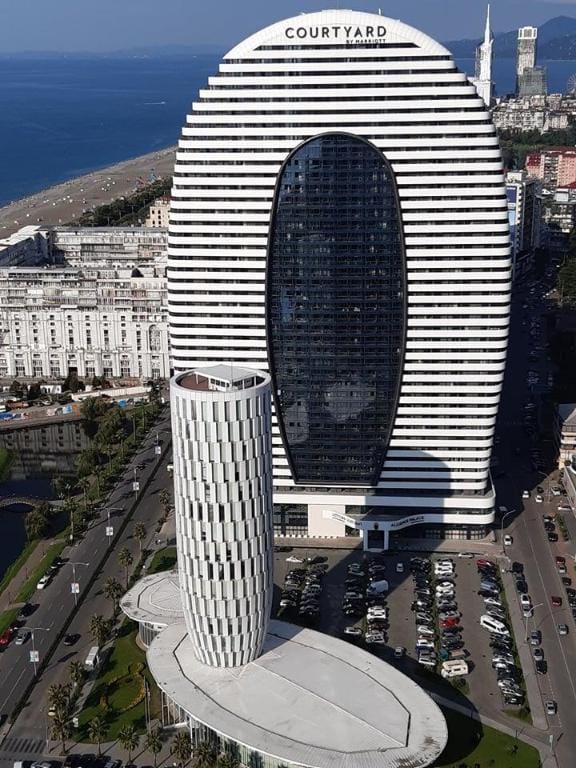 With a chic view of the sea and the city Apartment in Batumi