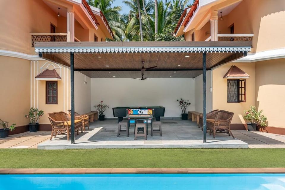 Family Friendly Swimming pool 3BHK villa in Goa Vacation rental in Calangute