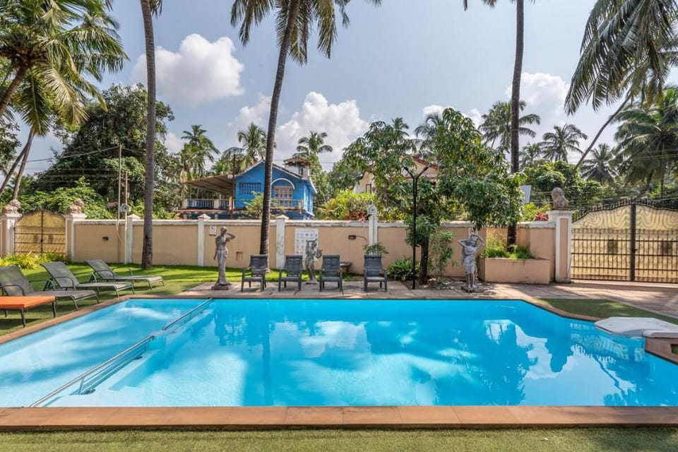 Family Friendly Swimming pool 3BHK villa in Goa Vacation rental in Calangute