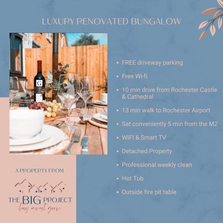 Luxury Bungalow with Wheelchair access and hot tub Vacation rental in Rochester