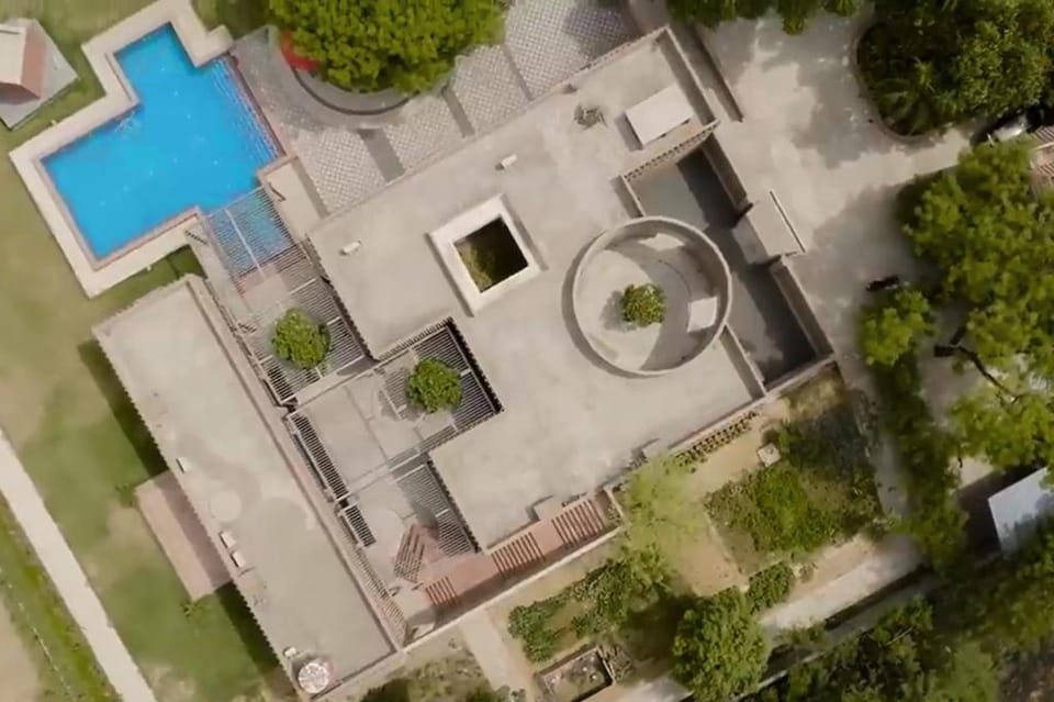 StayVista at The Brick house w/ Outdoor Pool Villa in Gurugram