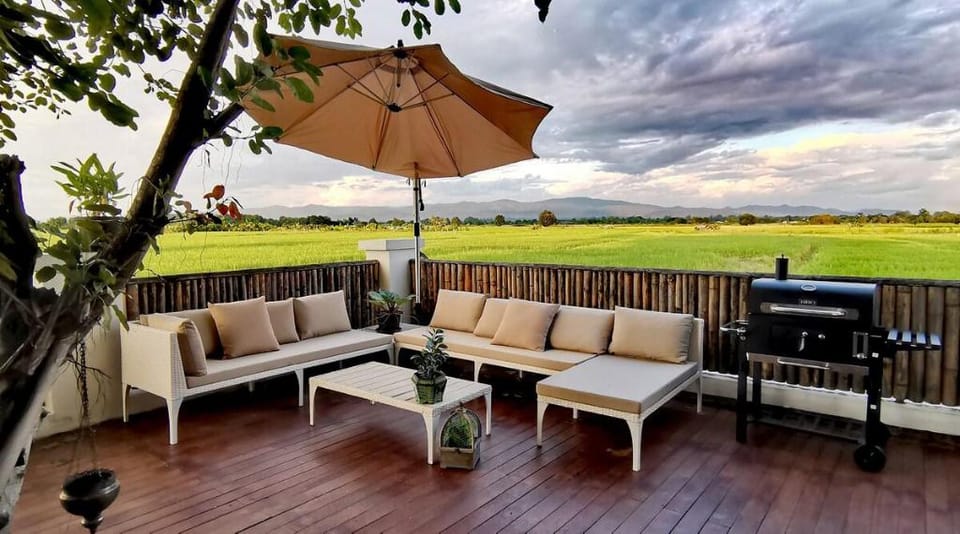 Rice Villa, pool, breakfast, free pick-up Villa in Thailand