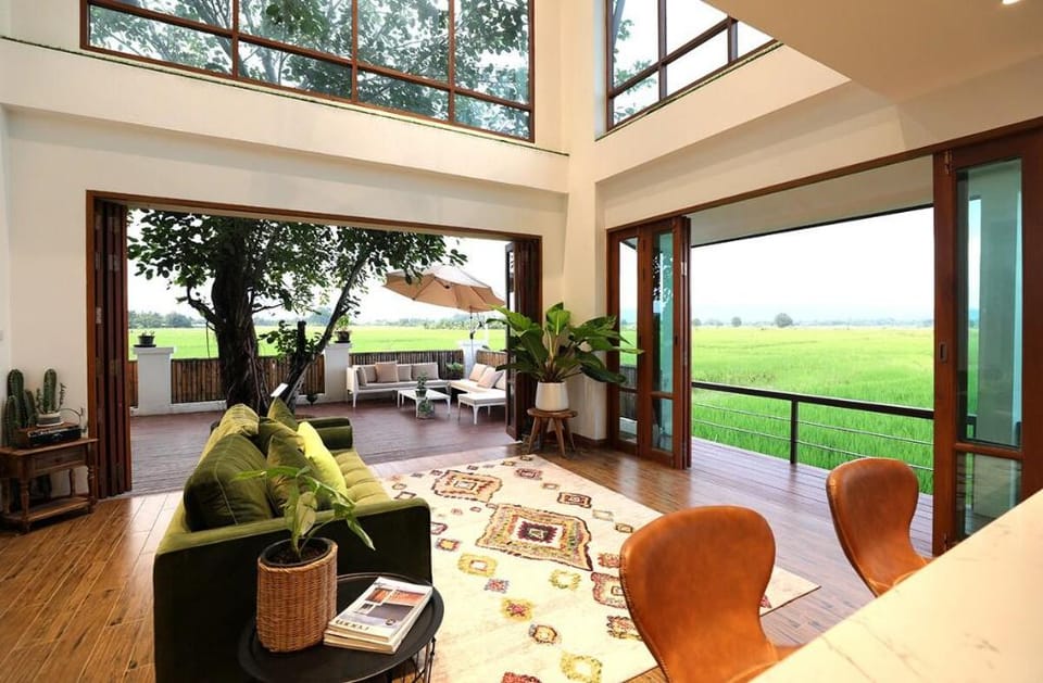 Rice Villa, pool, breakfast, free pick-up Villa in Thailand