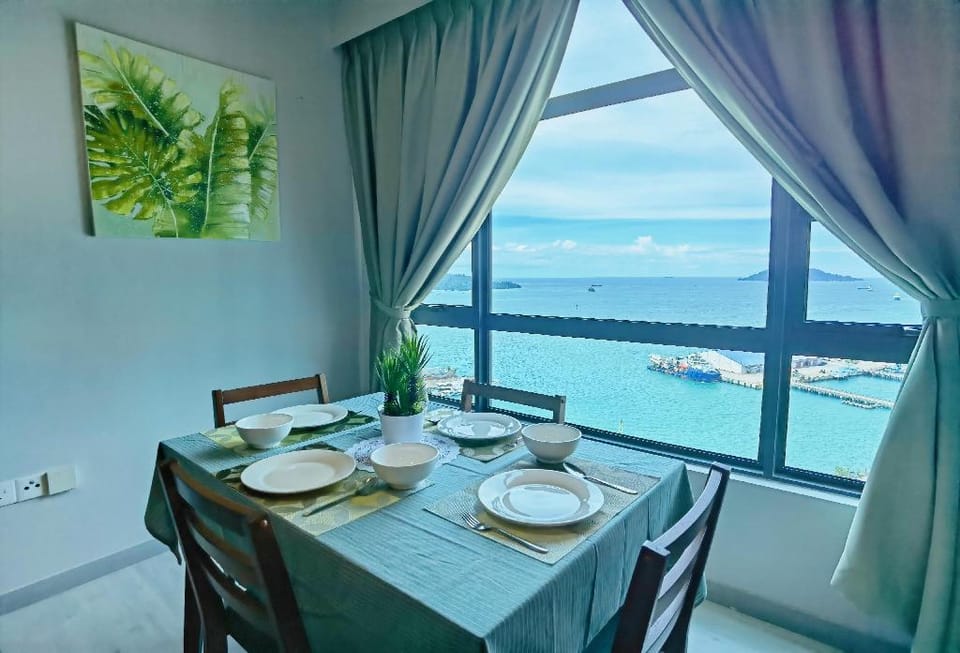 Seaview 3 - Lavender Homes @ JQ | 2 rooms | 5 pax Apartment in Kota Kinabalu