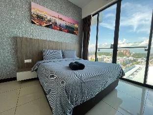 PD D'Wharf Cosy Suite 3 - Seaview (Up to 6 Pax) Apartment in Port Dickson