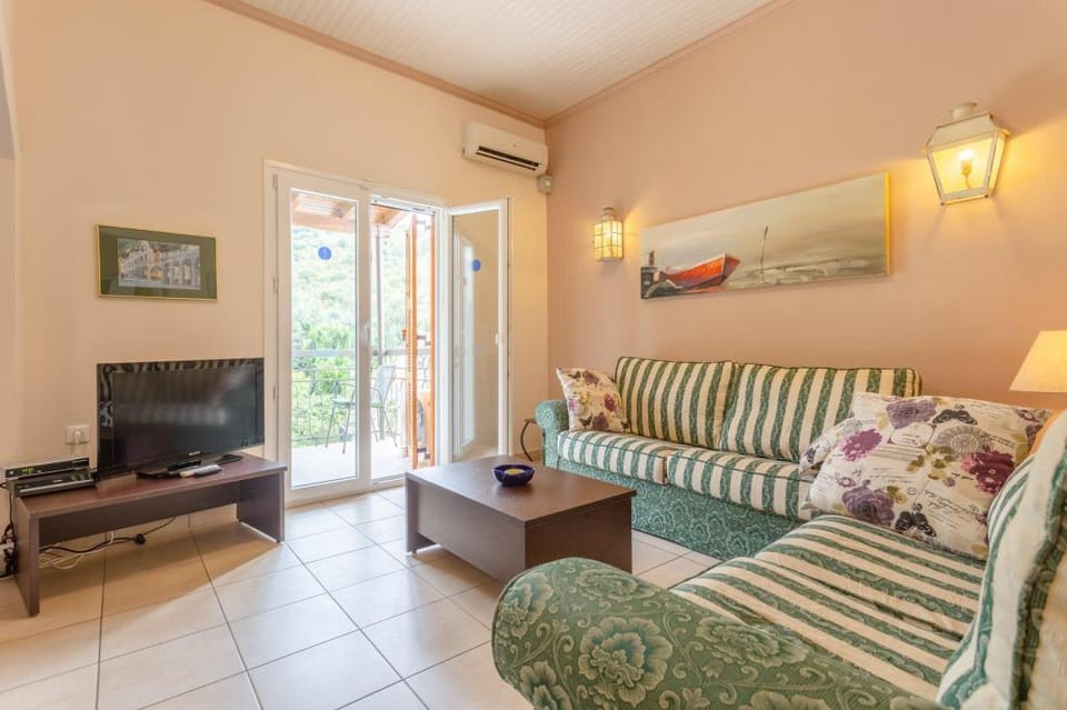 Fay Apartment: Walk to Beach, Sea Views, A/C, WiFi, Car Not Required                                 Apartment in Corfu, Greece