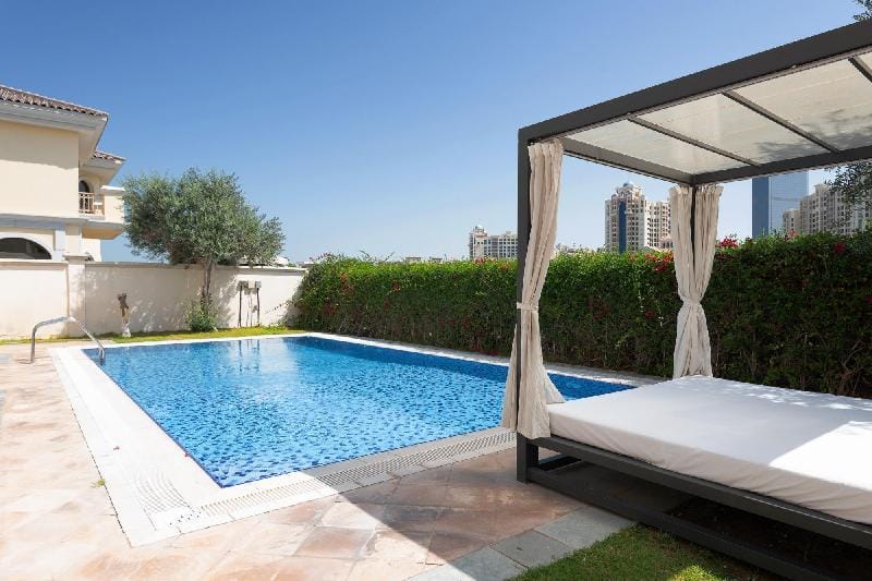 Private Pool & Beach Access Villa w/ Cinematic Vws Apartment in Dubai