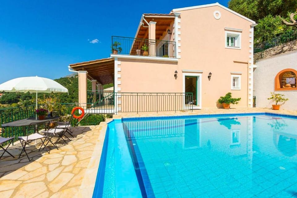 Villa Armandos: Large Private Pool, Walk to Beach, Sea Views, A/C, WiFi                              Apartment in Corfu, Greece