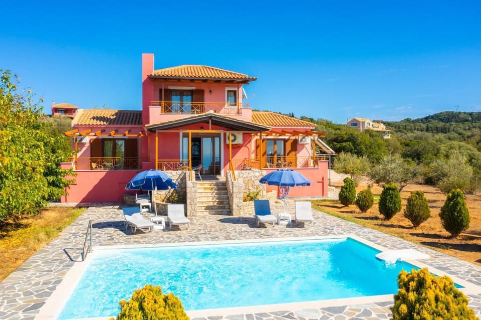 Villa Aetos: Large Private Pool, Sea Views, A/C, WiFi, Eco-Friendly                                  Apartment in Cephalonia