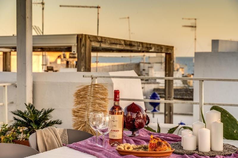 Bilocale con affreschi e vista mare in centro Apartment in Gallipoli