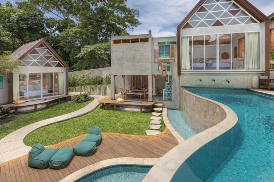 Stylish Mediterranean 3BR Private Villa in Canggu Villa in North Kuta
