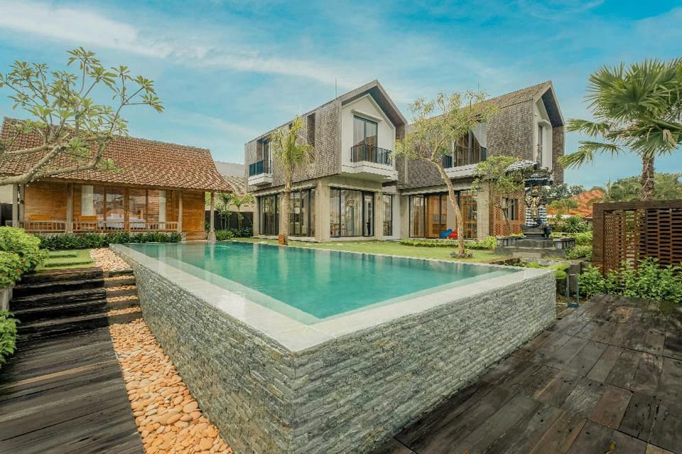 The Milky 3 BR Private Pool Villa at Canggu #ZN Villa in North Kuta