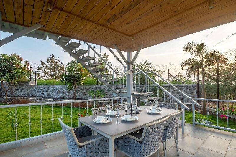 StayVista's Le Ciel - Lakeside Retreat Amidst Farmland with Pool, Indoor Activities, Lawn, Bonfire P Villa in Maharashtra