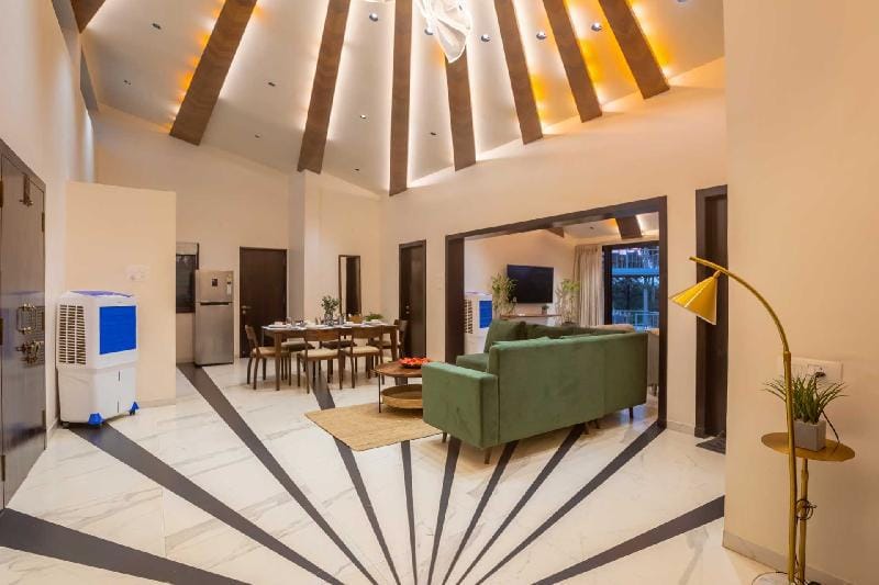 StayVista's Le Ciel - Lakeside Retreat Amidst Farmland with Pool, Indoor Activities, Lawn, Bonfire P Villa in Maharashtra