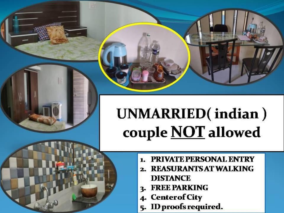 Quiet,Independent Bed R ,AttachToilet ,Office Area Villa in Maharashtra