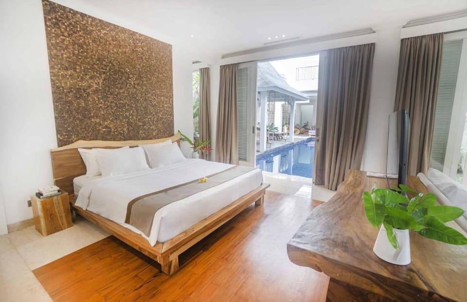 Papasan 3 BR Private Pool Villa at Canggu #ZN Villa in North Kuta