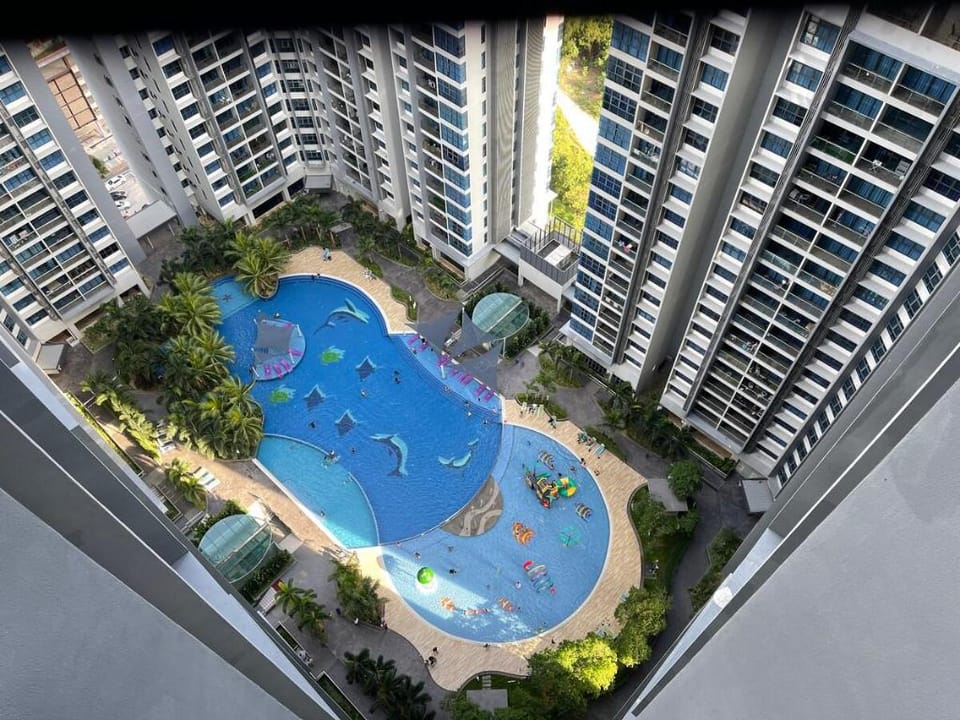 Big Pool 2.5km to Jonker Walk Cozy 1B1B max 6pax Apartment in Malacca
