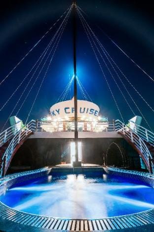 MGloria Cruise Docked boat in Laos